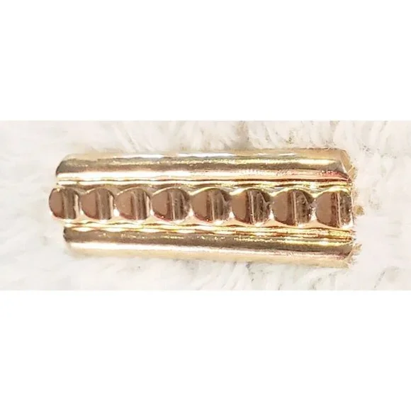 Vintage Marvella Gold Tone Bar Pin Brooch 2.5 Inches - Picture 3 of 7